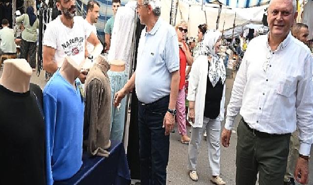 Başkan Topaloğlu, turizm pazarı esnafını ziyaret etti