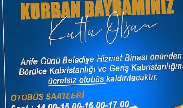 Burhaniye Belediyesi’nden ücretsiz kabristanlık seferleri