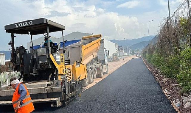 Ford Otosan fabrikası ile serbest bölge arasında yeni yan yol yapıldı