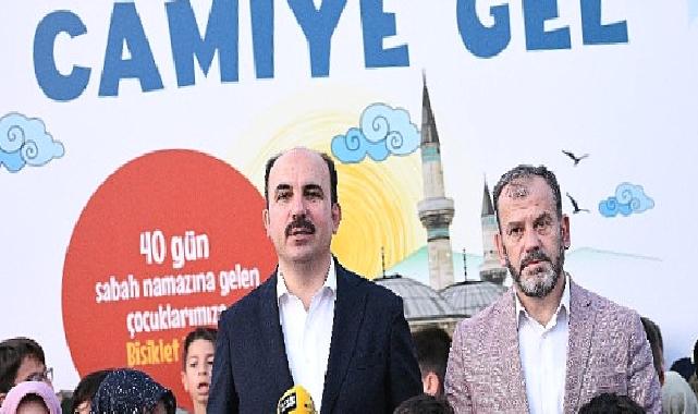 Başkan Altay “Güle Oynaya Camiye Gel Projesi”nde Çocukların Sabah Namazı Heyecanına Ortak Oldu