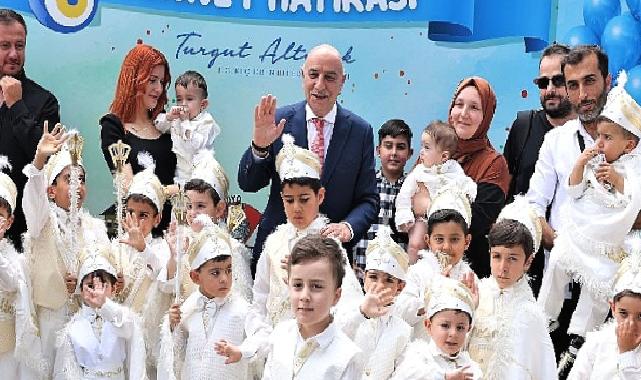 Başkan Altınok sünnet çoçuklarıyla buluştu 