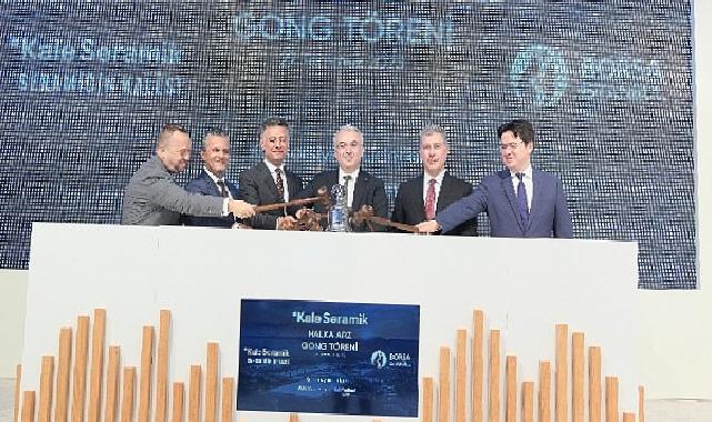 Borsa İstanbul’da gong Kaleseramik için çaldı