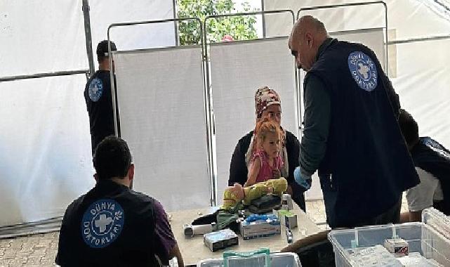 Dünya Doktorları Tam Donanımlı Mobil Sağlık Hizmetleriyle Sahada Önemli Görev Üstleniyor