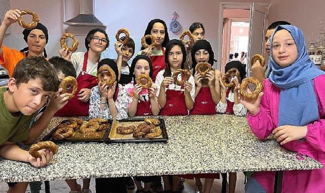Gölmekli çocuklar hem öğrenip hem üretiyor
