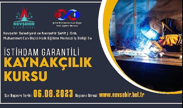 İstihdam garantili kaynakçılık kursu açılacak