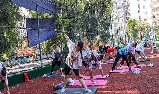 Karşıyaka’da açık havada spor keyfi başladı