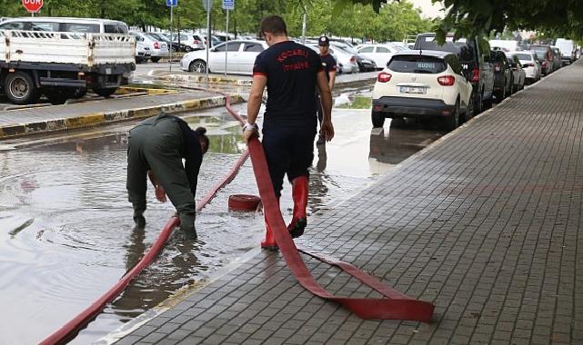 Kocaeli Büyükşehir su baskınlarına karşı teyakkuzda