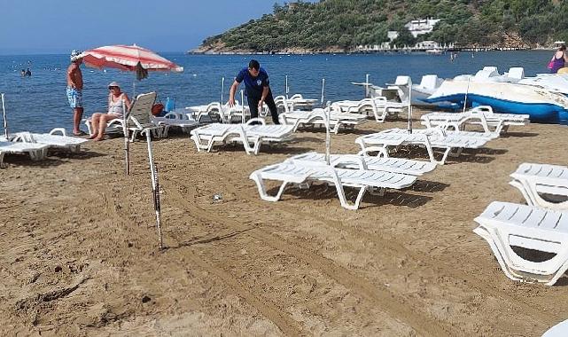 Menderes’te Zabıtadan Sahil Denetimi