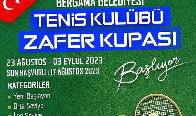 Bergama Tenis Kulübü Zafer Kupası başlıyor