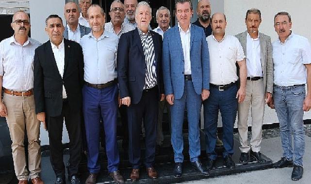 Hakan Koştu ve Bergama Oda Başkanlarından Yalçın Ata’ya ziyaret