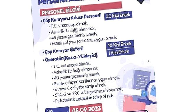 İnegöl Belediyesi 31 Personel Alacak