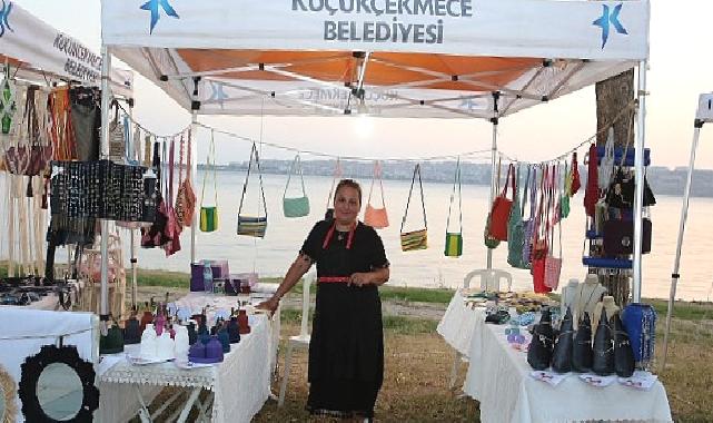 Küçükçekmece Belediyesi Kadın Emeği Pazarı, göl kenarında vatandaşlarla buluşuyor