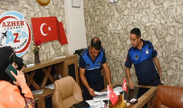 Yenişehir Belediyesinden yabancı tabela denetimi