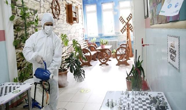 Bayrampaşa’da okullar dezenfekte ediliyor