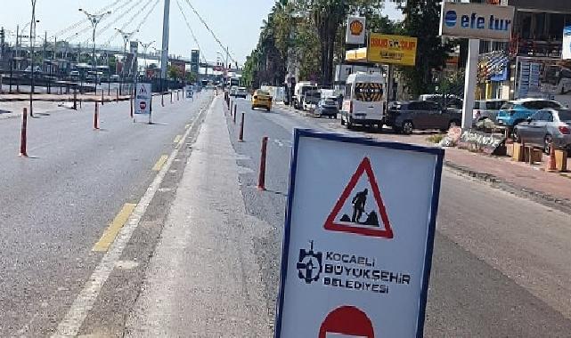 D-100 Kuzey yan yola orta refüj