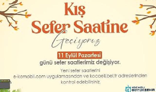 Ulaşıma kış tarifesi düzenlemesi