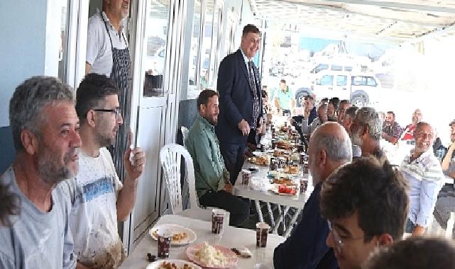Başkan Tugay’dan Sanayi Esnafına Ziyaret