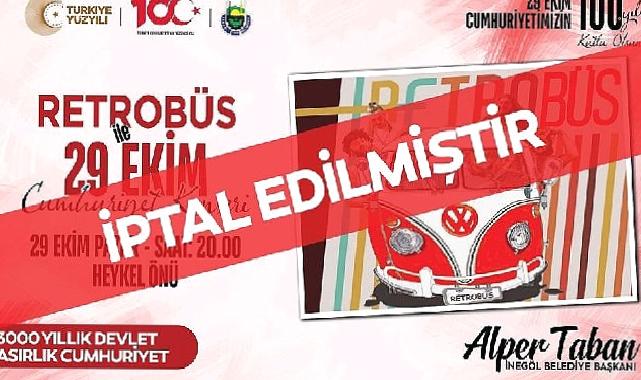 İnegöl Belediyesi Konserleri İptal Edildi