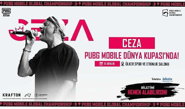 Ceza, İstanbul’da düzenlenecek 2023 PUBG MOBILE Dünya Kupası’nda sahne alacak