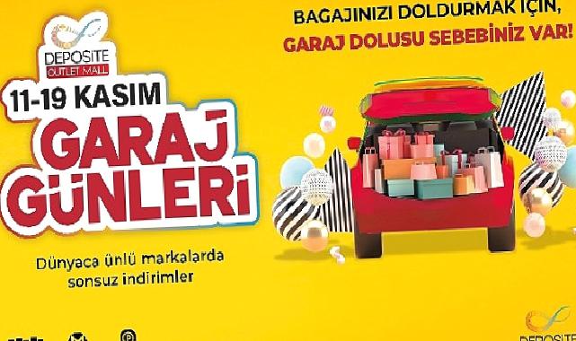 Deposite outlet mall’de garaj günleri başlıyor