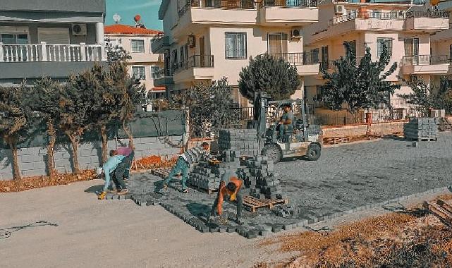 Didim’de yol çalışmaları devam ediyor