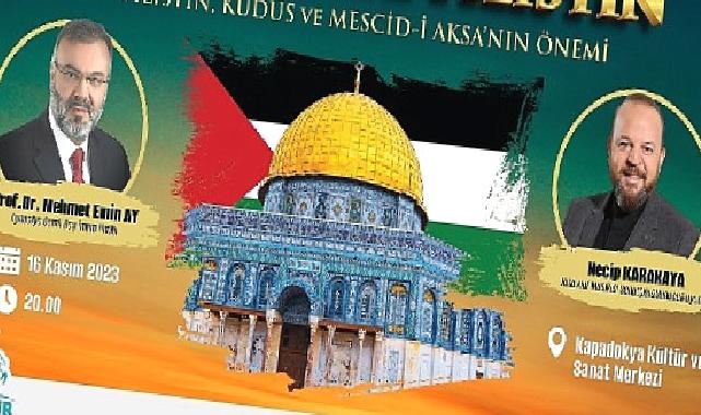 Filistin, kudüs ve mescid-aksa’nın önemi konulu söyleşi 16 kasım perşembe günü yapılacak