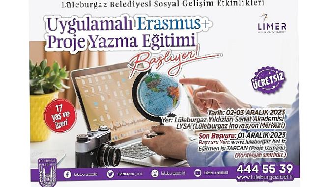 Uygulamalı Erasmus+ Proje Yazma Eğitimi başlıyor