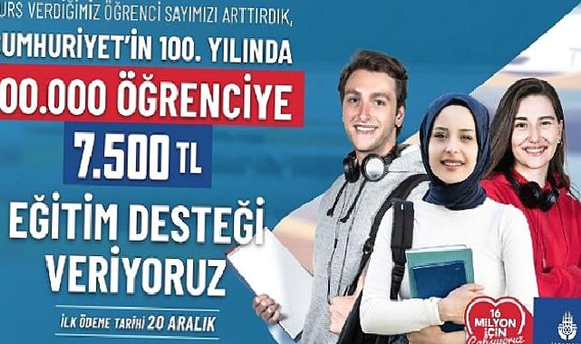Cumhuriyet’in 100. Yılında 100 bin öğrenciye eğitim desteği
