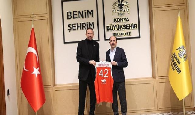 TBF Başkanı Hidayet Türkoğlu Başkan Altay’ı Ziyaret Etti