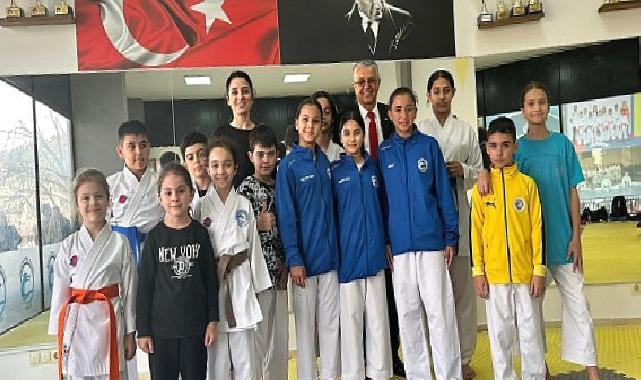 Başkan Topaloğlu’ndan karatecilere ziyaret