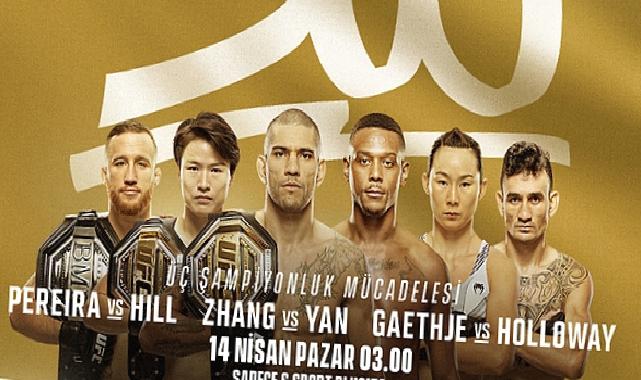 Bu Kartın Dövüşçüleri Tarih Yazacak! UFC 300 Canlı Yayınla Sadece S Sport Plus’ta