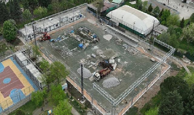 Ferruh Duygu Spor Sahasında hummalı çalışma