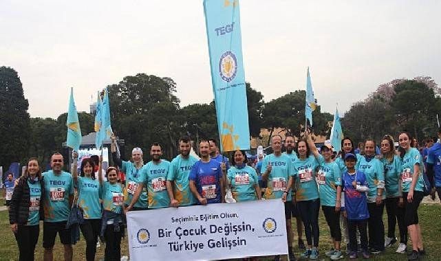 TEGV çocuklara nitelikli eğitim desteği için Maraton İzmir’de