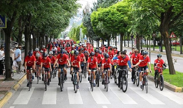 Kocaeli’de pedallar ‘Barış’ için çevrildi