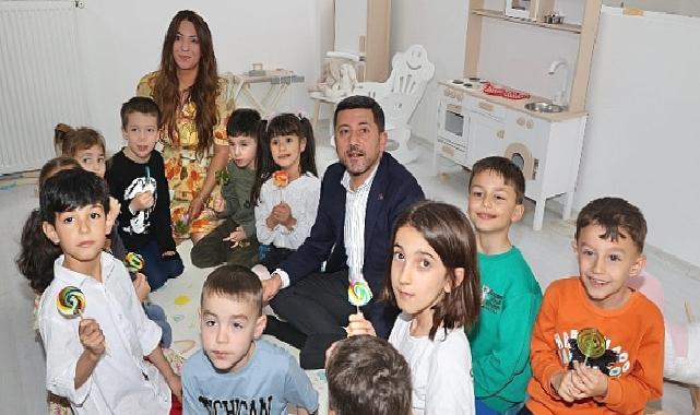 Nevşehir Belediye Başkanı Rasim Arı, çocuklar için özel olarak tasarlanan bir kafeterya ve eğlence merkezinin açılışını gerçekleştirdi
