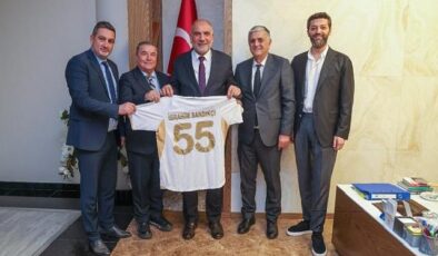 Samsunspor’dan Başkan İbrahim Sandıkçı’ya Ziyaret