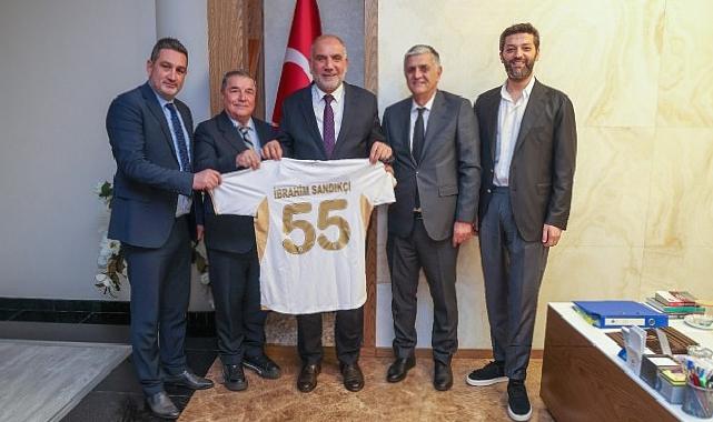 Samsunspor’dan Başkan İbrahim Sandıkçı’ya Ziyaret