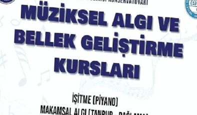 EÜ’den “Müziksel Algı ve Bellek Geliştirme Kursları”